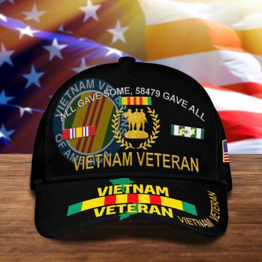 All Gave Some 58479 Gave All Vietnam Veteran Cap QFTD5230704 - Image 9