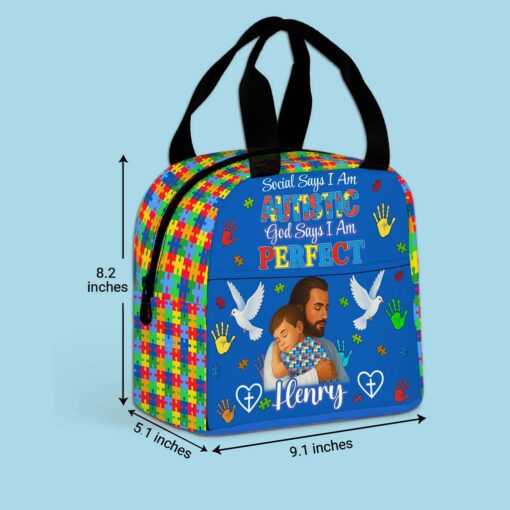 Personalized Backpack for Kids with Autism- Autism Awareness Bag – Back To School Bag for Autistic Child – Gift For Autistic Son Daughter UKHM5070701-DX - Image 9