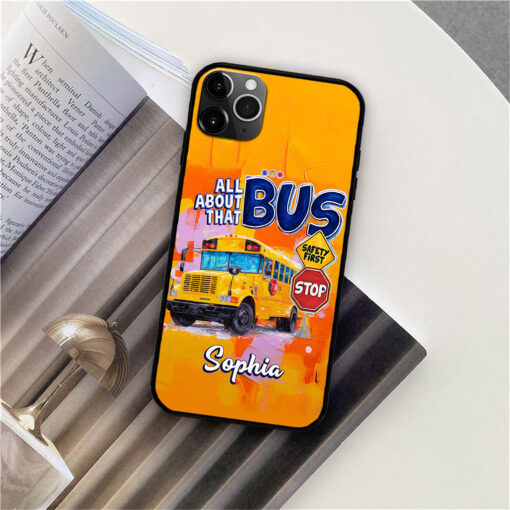Personalized School Bus Driver Phone Case QFTO5180702 - Image 5