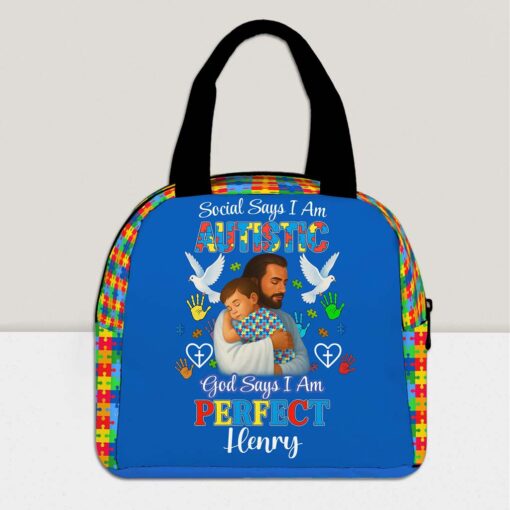 Personalized Backpack for Kids with Autism- Autism Awareness Bag – Back To School Bag for Autistic Child – Gift For Autistic Son Daughter UKHM5070701-DX - Image 8