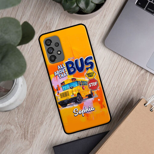 Personalized School Bus Driver Phone Case QFTO5180702 - Image 4