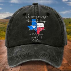 Personalized Name Texas Strong Denim Hat UKTD5110701