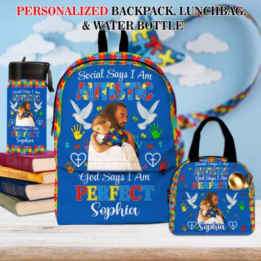 Personalized Backpack for Kids with Autism- Autism Awareness Bag – Back To School Bag for Autistic Child – Gift For Autistic Son Daughter UKHM5070701-DX - Image 15