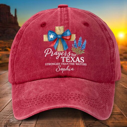 Personalized Name Texas Strong Denim Hat UKTD5110704 - Image 3
