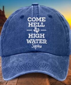 Personalized Name Texas Strong Denim Hat UKTD5110705