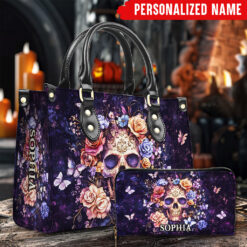 Personalized Skeleton Handbag + Wallet NPNT5160703