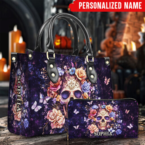 Personalized Skeleton Handbag + Wallet NPNT5160703