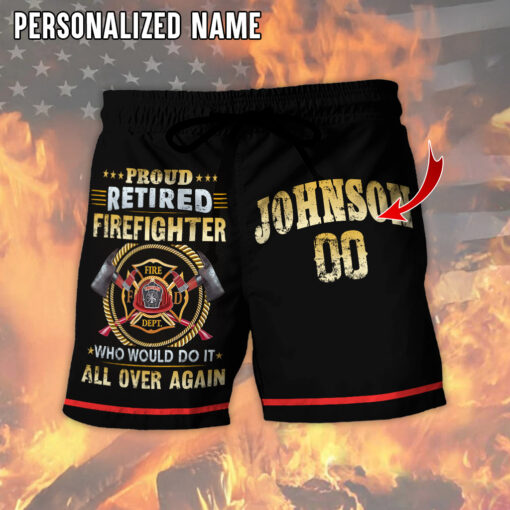 Personalized Firefighter Baseball Jersey, Retired Firefighter Been There Done That And Damn Proud Of It UKNT5250604 - Image 2