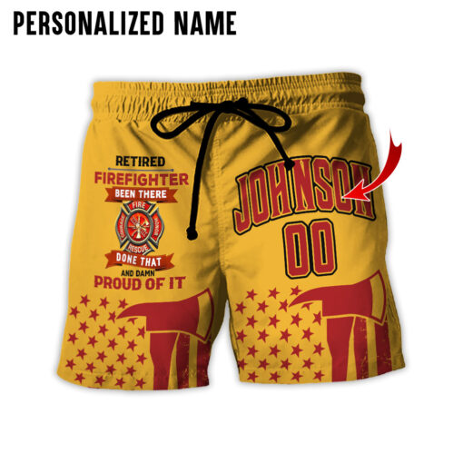 Personalized Firefighter Baseball Jersey, Retired Firefighter Been There Done That And Damn Proud Of It UKNT5210606 - Image 2