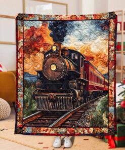 Train Quilt Blanket NPND5090703