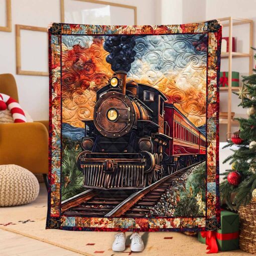 Train Quilt Blanket NPND5090703