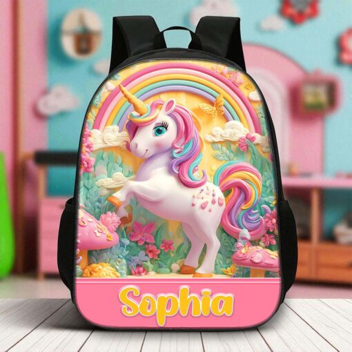 Personalized Unicorn Backpack QFND5020802 - Image 2