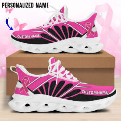 Personalized Breast Cancer Awareness Light Sport Shoes UKHA5070804