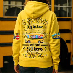 Personalized School Bus Driver 3D All Over Printed Clothes UKND5140801