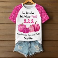 Custom Breast Cancer Awareness 3D All Over Printed Clothes UKTD5300802