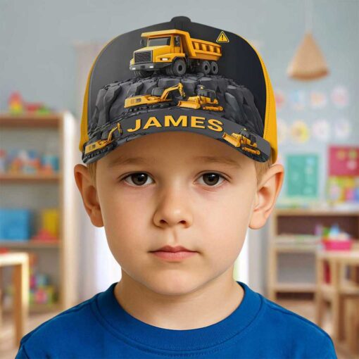 Personalized Kids Baseball Hat, Kid’s Hat, Personalized Toddler Gift, Cap For Boys, Boy Baseball Hat UKTZ5060801 - Image 2