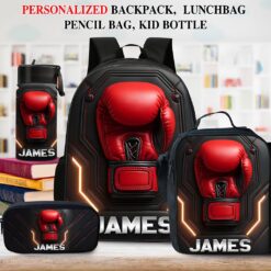 Custom boxing themed backpack set THND5180806
