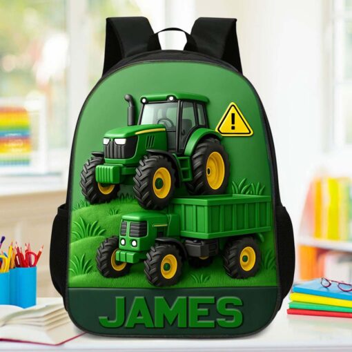 Personalized Tractor Backpack QFHM5020802 - Image 2