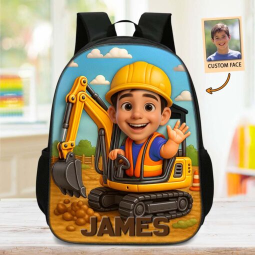Personalized Back To School Backpack, School Bag For Kid UKHM5020803 - Image 2