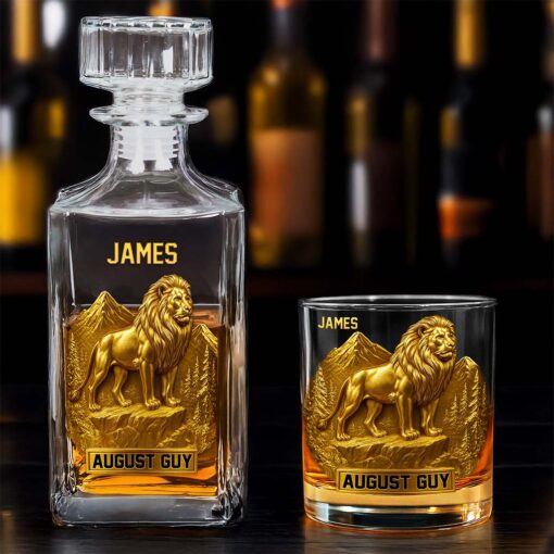 Personalized August Guy Whiskey Decanter Set UKND5070803 - Image 4