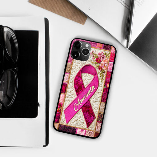 Personalized Breast Cancer Phone Case QFNT5050802 - Image 2