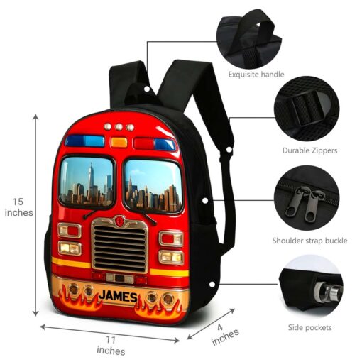 Personalized Back To School Backpack, School Bag For Kid UKHM5060802 - Image 4