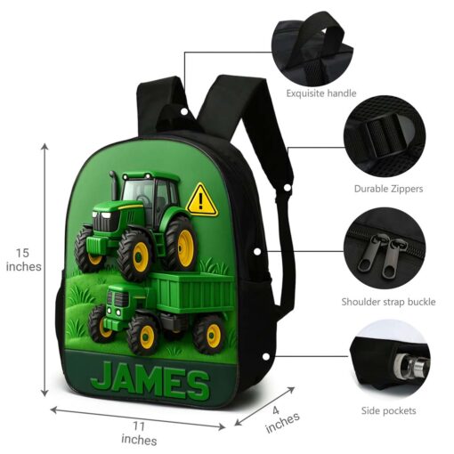 Personalized Tractor Backpack QFHM5020802 - Image 3