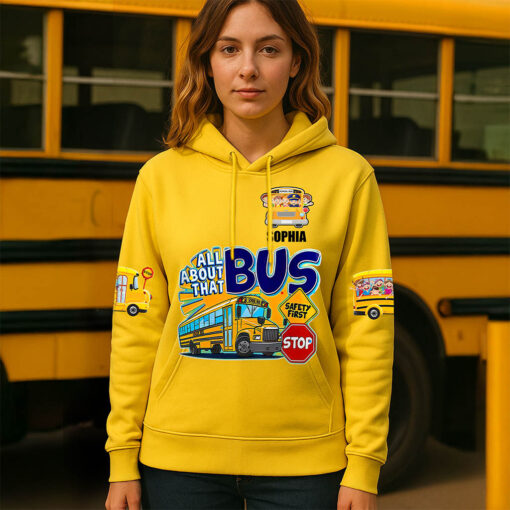 Personalized School Bus Driver 3D All Over Printed Clothes UKND5140804 - Image 3