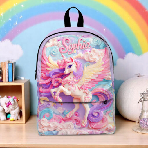 Personalized Unicorn Backpack NPNT5010803-DX - Image 2