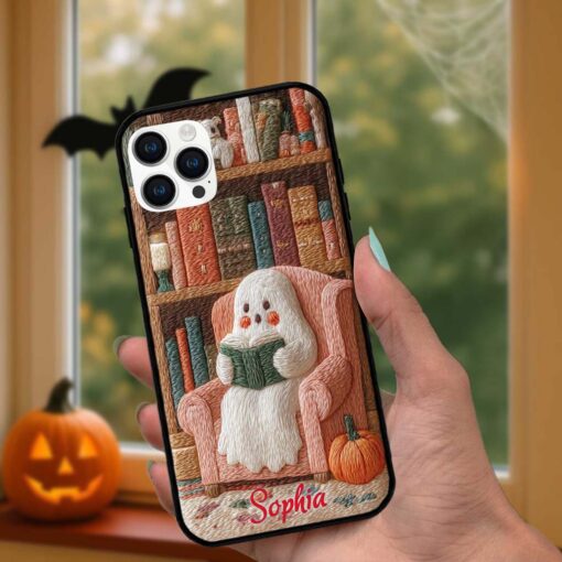 Personalized Cozy Ghost Reader Phone Case QFHM5040803 - Image 2