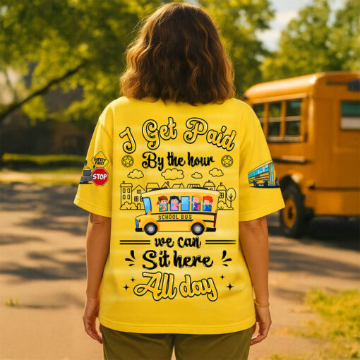 Personalized School Bus Driver 3D All Over Printed Clothes UKND5140801 - Image 4