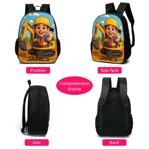 Personalized Back To School Backpack, School Bag For Kid UKHM5020803 - Image 4