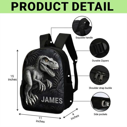 Personalized Back To School Backpack, School Bag For Kid UKTZ5140801 - Image 7