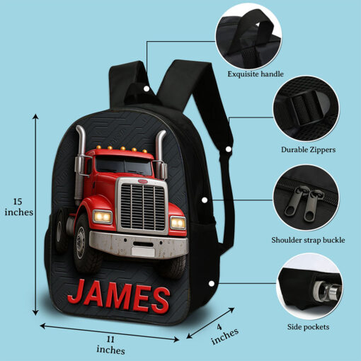 Personalized Back To School Backpack, School Bag For Kid UKHH5080802 - Image 8