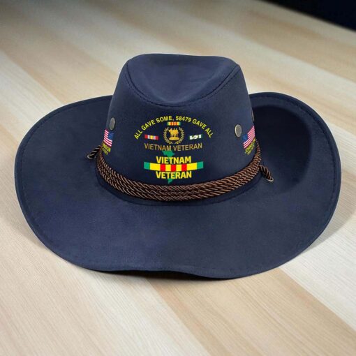 Personalized Vietnam Veteran Cowboy Hat QFTD5180802 - Image 3