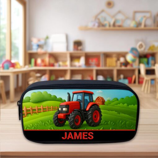 Personalized Red Tractor Back To School Backpack UKHA5050801 - Image 5