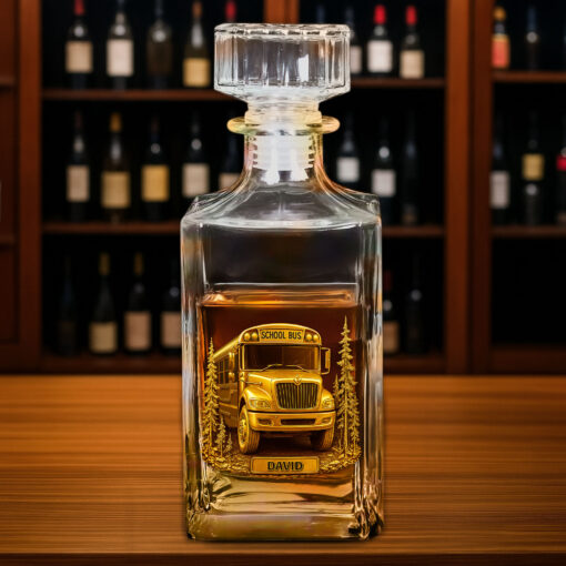 Personalized Best Truck Driver Whiskey Decanter Set UKHH5140803 - Image 5