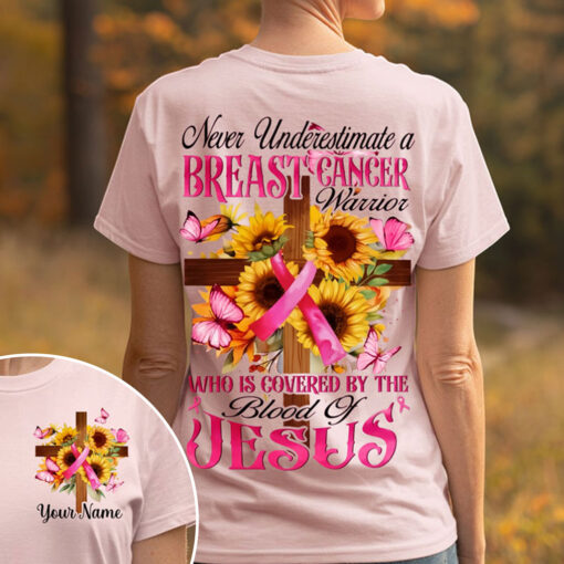 Personalized Name Breast Cancer 3D All Over Printed Clothes QFHM5150801 - Image 6