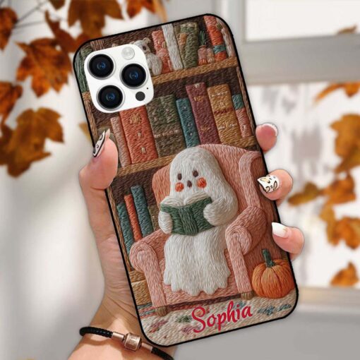 Personalized Cozy Ghost Reader Phone Case QFHM5040803 - Image 3