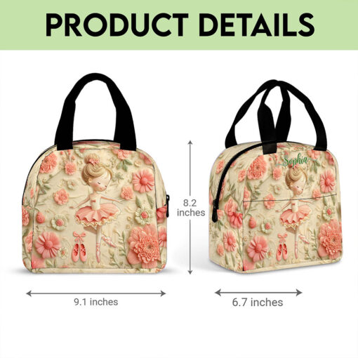 Personalized Ballet Back To School Backpack, School Bag For Kid UKPY5080803 - Image 7