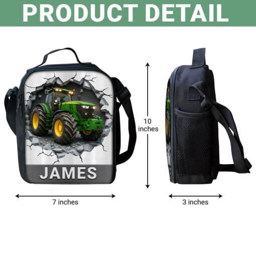 Personalized Tractor Back To School Backpack, School Bag For Kid UKTZ5020801 - Image 6