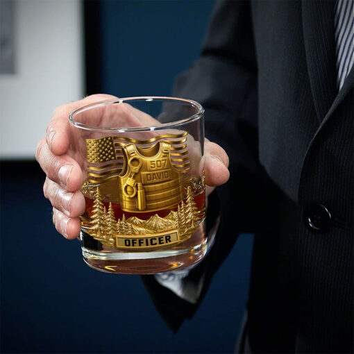 Personalized Police Whiskey Decanter Set UKTO5020801 - Image 4
