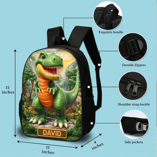 Personalized Dinosaur Backpack QFND5050801 - Image 6