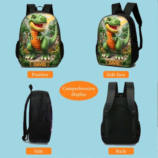 Personalized Dinosaur Backpack QFND5050801 - Image 7