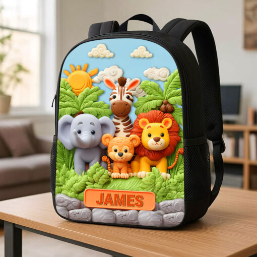 Personalized Safari Backpack QFTZ5010805 - Image 2