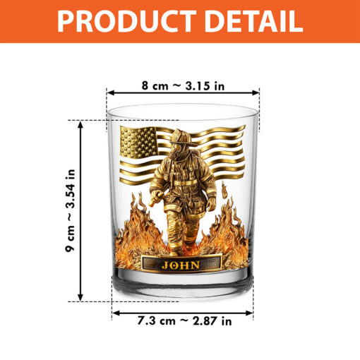 Personalized Firefighter Whiskey Decanter Set UKTO5040801 - Image 7