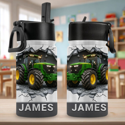 Personalized Tractor Back To School Backpack, School Bag For Kid UKTZ5020801 - Image 5