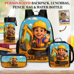 Personalized Back To School Backpack, School Bag For Kid UKHM5020803
