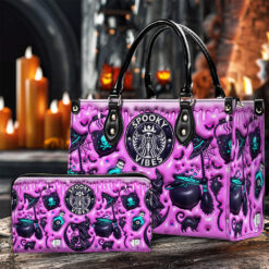 Witch Halloween Leather Handbag UKNT5110901