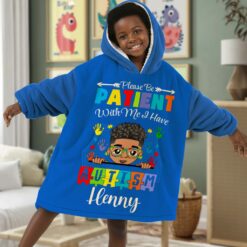 Personalized Kid Blanket Hoodie QFHM5260903